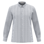 Chemise rayée en lin homme