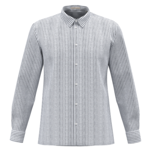 Chemise rayée en lin homme
