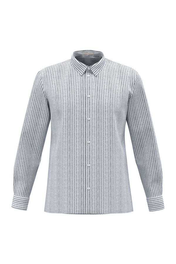 Chemise rayée en lin homme