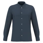 Chemise écoresponsable délavée en maille piquée homme