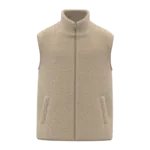 Veste sans manches en sherpa homme