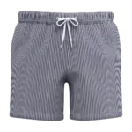 Short de bain écoresponsable rayé homme