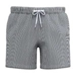 Short de bain écoresponsable rayé homme