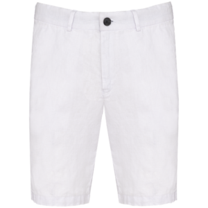 Bermuda en lin homme