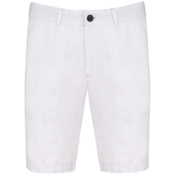Bermuda en lin homme