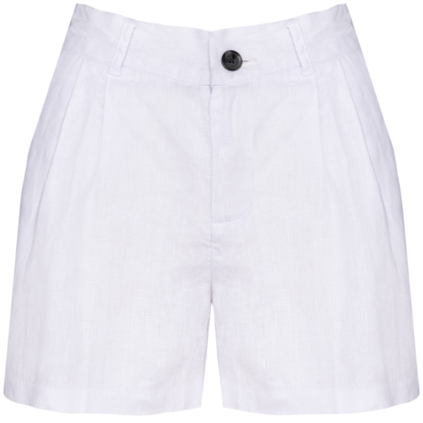 Short en lin femme