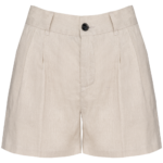 Short en lin femme