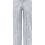 Pantalon rayé en lin homme