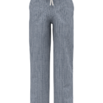 Pantalon rayé en lin homme