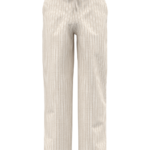 Pantalon rayé en lin homme
