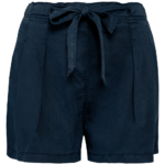Short écoresponsable délavé en lyocell femme