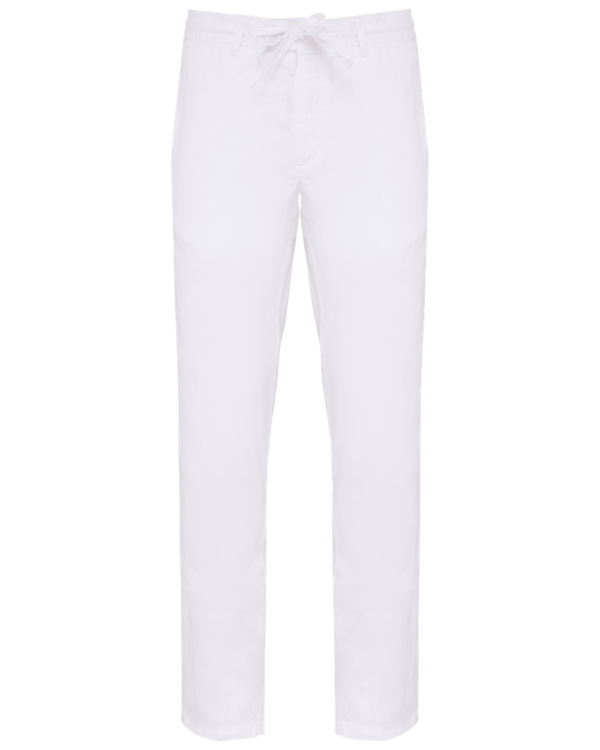 Pantalon délavé en lin homme