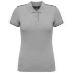 Polo Day To Day contrasté manches courtes femme