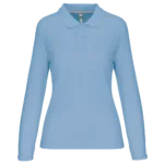 Polo manches longues femme