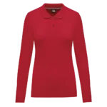 Polo manches longues femme