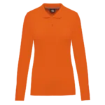 Polo manches longues femme