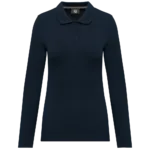 Polo manches longues femme