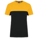 T-shirt bicolore écoresponsable manches courtes unisexe