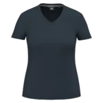 T-shirt écoresponsable col V antibactérien femme