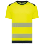 T-shirt de sécurité recyclé manches courtes unisexe