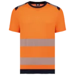 T-shirt de sécurité recyclé manches courtes unisexe