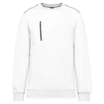 Sweat-shirt Day To Day zip poche contrastée unisexe