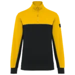 Sweat-shirt écoresponsable col zippé unisexe