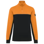 Sweat-shirt écoresponsable col zippé unisexe