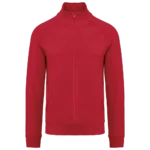 Veste molleton coton manches raglan unisexe