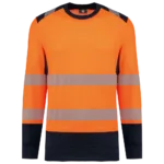 Sweat-shirt de sécurité recyclé col rond unisexe