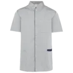 Blouse polycoton avec boutons-pression homme