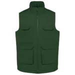 Gilet polycoton multipoches rembourré unisexe