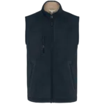 Bodywarmer polaire avec intérieur sherpa unisexe