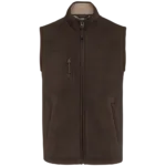 Bodywarmer polaire avec intérieur sherpa unisexe