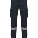 Pantalon cargo unisexe avec bas élastiqué et bande réfléchissante