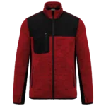 Veste recyclée en polytricot homme