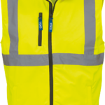 Bodywarmer softshell haute visibilité