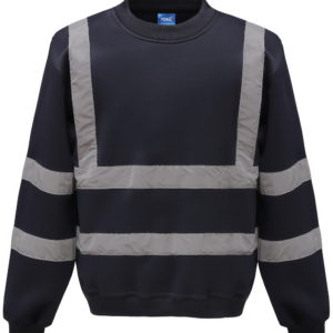 Sweat-shirt haute visibilité col rond