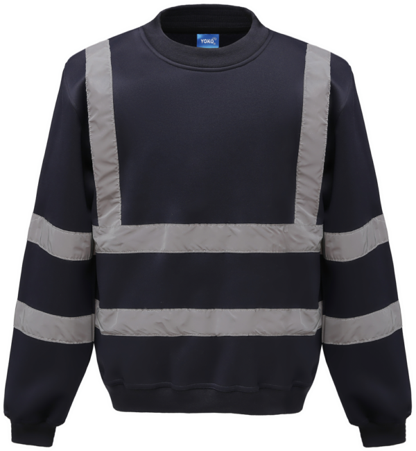 Sweat-shirt haute visibilité col rond