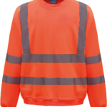 Sweat-shirt haute visibilité col rond