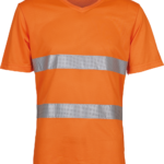 T-shirt col V haute visibilité Top Cool