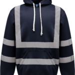 Sweatshirt capuche haute visibilité