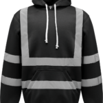 Sweatshirt capuche haute visibilité