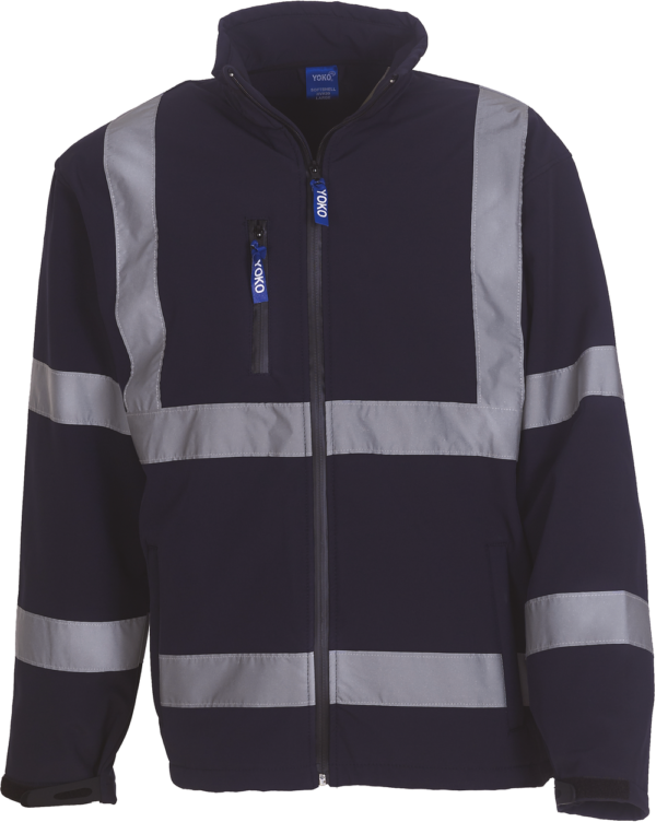 Veste softshell haute visibilité