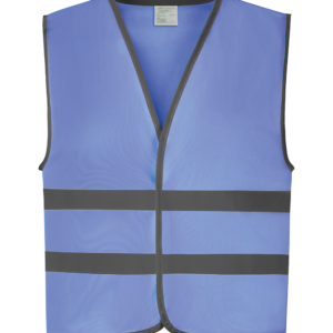 Gilet avec bordures et bandes réfléchissantes