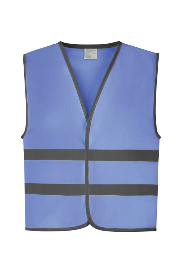 Gilet avec bordures et bandes réfléchissantes
