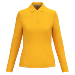 Polo manches longues femme