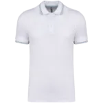 Polo maille piquée manches courtes homme