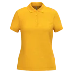 Polo piqué manches courtes femme
