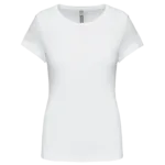 T-shirt col rond manches courtes femme
